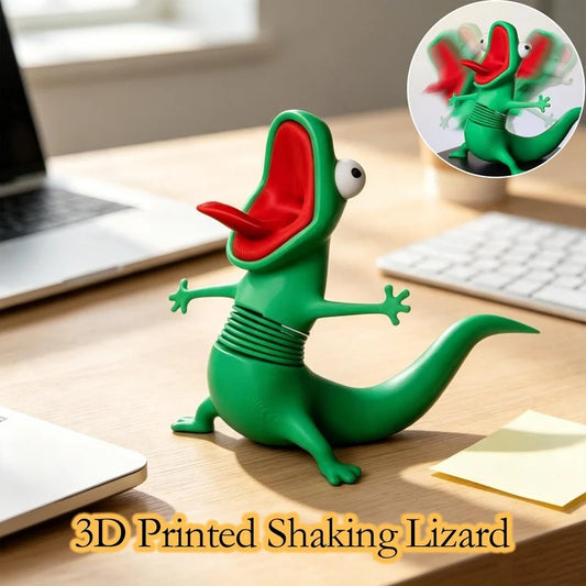 Wind-Dancing Lizard Motorcycle Ornament – Watch It Wiggle as You Ride