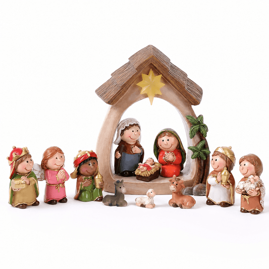Christmas Holy Family Figurines and Religious Holiday Décor