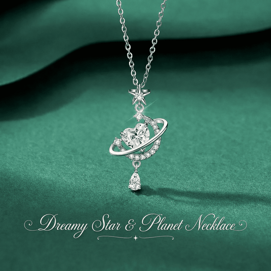 Dreamy Star & Planet Necklace