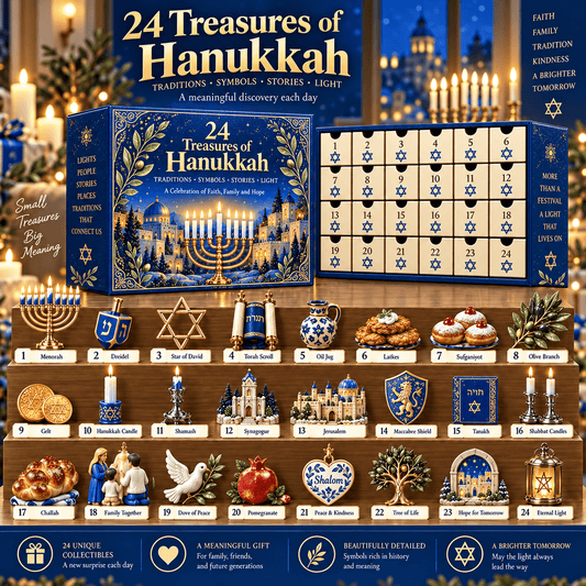 Hanukkah Gift Calendar – 24 Treasures for the Festival of Lights
