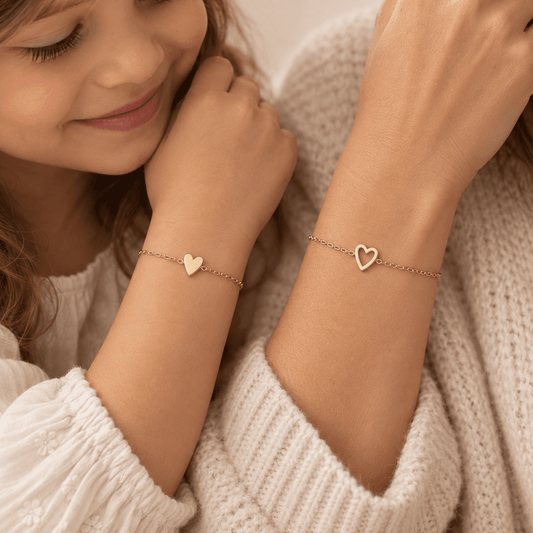 Matching Hearts Bracelet