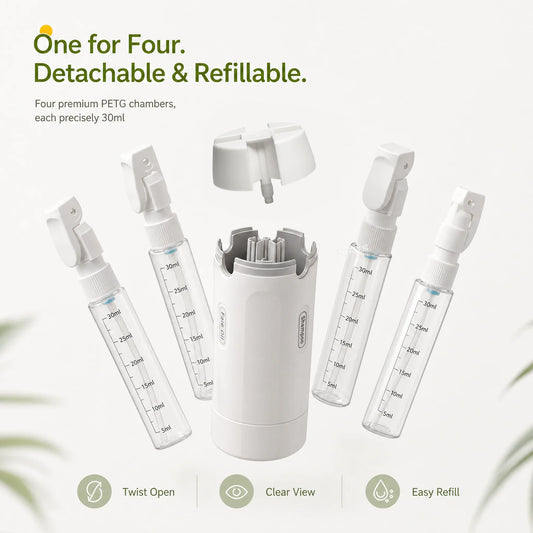 4 in 1 Travel Cosmetic Dispenser Bottle