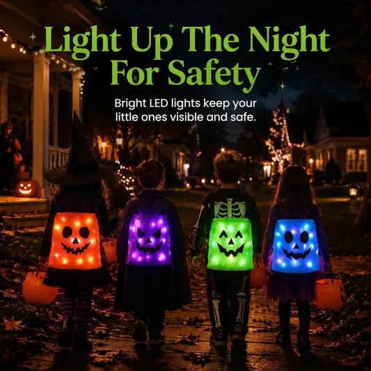 Halloween LED Trick-or-Treat Bags