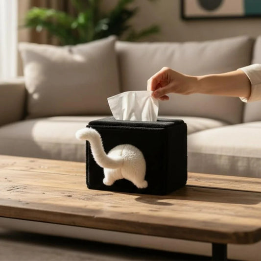 The Cat Butt Tissue Box