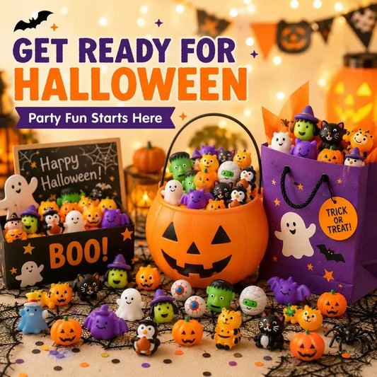 30PCS Halloween Squishy Toys