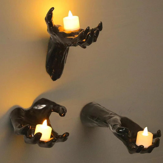 Creepy Hand Candle Holders