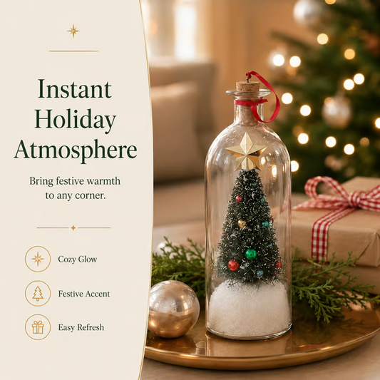 Recordable Christmas Tree Message In A Bottle