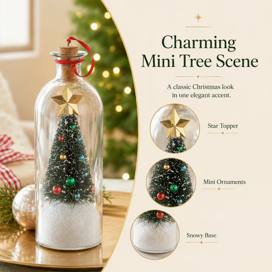 Recordable Christmas Tree Message In A Bottle