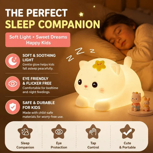 GlowPals Silicone Tap Night Light