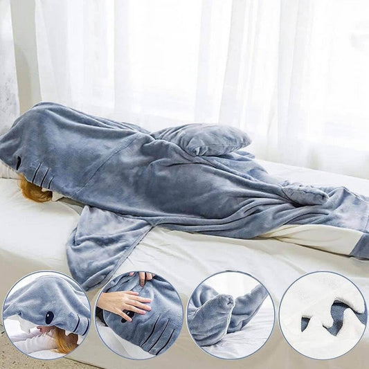 Shark Blanket Hoodie Onesie