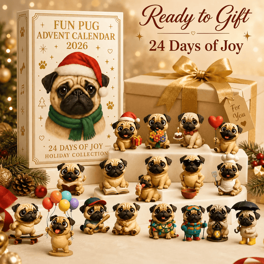 24-Day Pug Christmas Surprise Advent Calendar