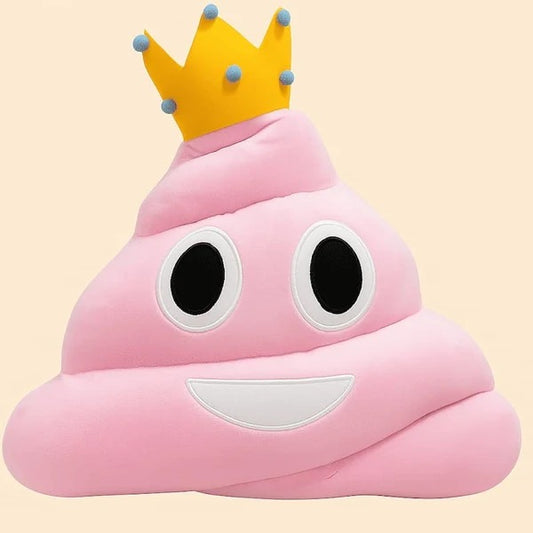 Smiling Poop Emoji Pillow