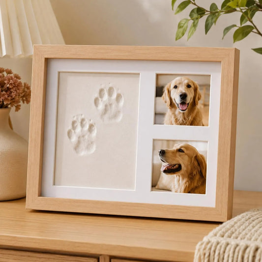 Paw Print Clay Kit with Photo Frame – Forever Paws