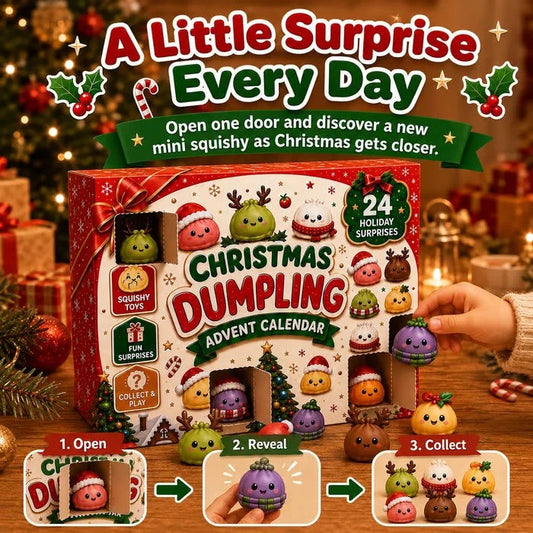 24-Day Mini Squishy Christmas Advent Calendar
