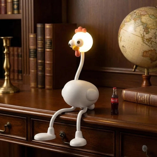 Crazy Chicken Character Night Lamp