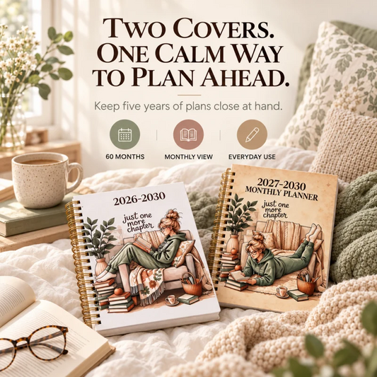 2026–2030 5-Year Planner Long-Term Monthly Organizer & Goal Planning Log Book