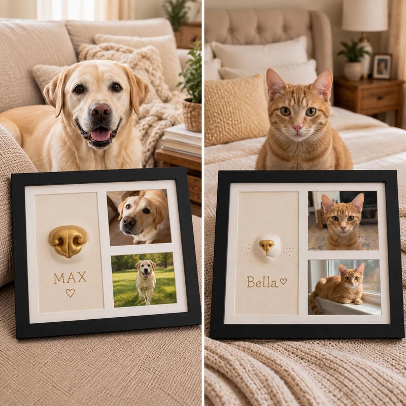 Nose Print Clay Kit with Photo Frame