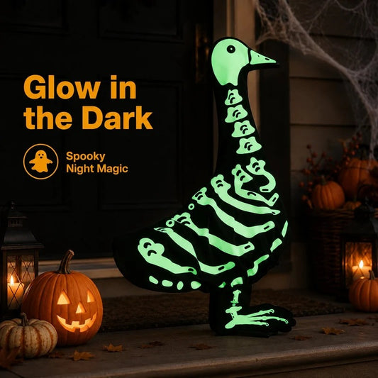 Halloween Goose Skeleton Costume for Porch