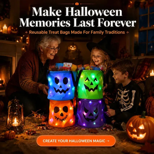 Halloween LED Trick-or-Treat Bags