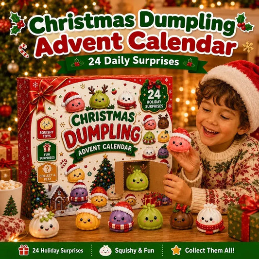 Christmas Dumpling Advent Calendar 2026 - 24 Days of Squishy Surprises
