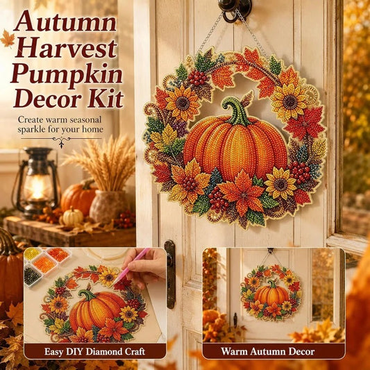 Fall & Halloween Diamond Painting Wreath Kit