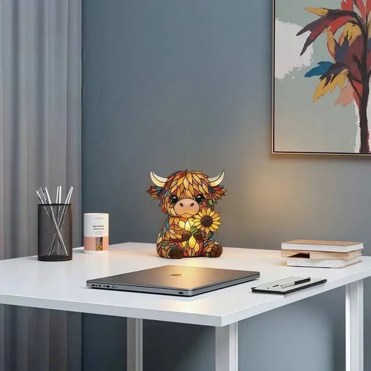 Highland Cow LED Night Light