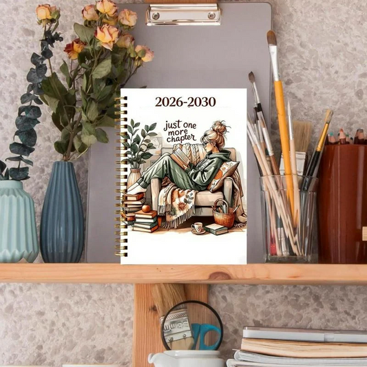 2026–2030 5-Year Planner Long-Term Monthly Organizer & Goal Planning Log Book
