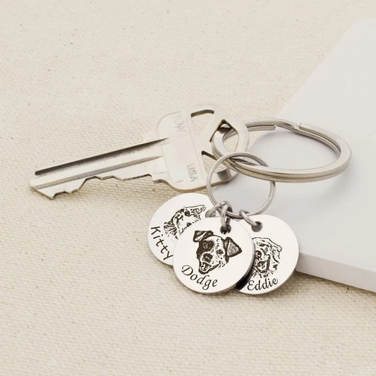 Custom Pet Photo Engraved Memorial Keepsake Gift